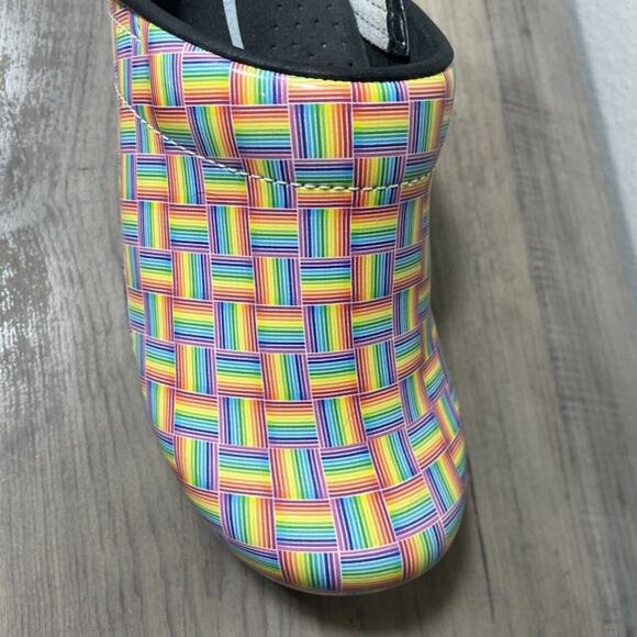 Sanita Danish Design Women's Rainbow Clogs Comfort Medical Nurse Shoes 38 - Picture 6 of 11